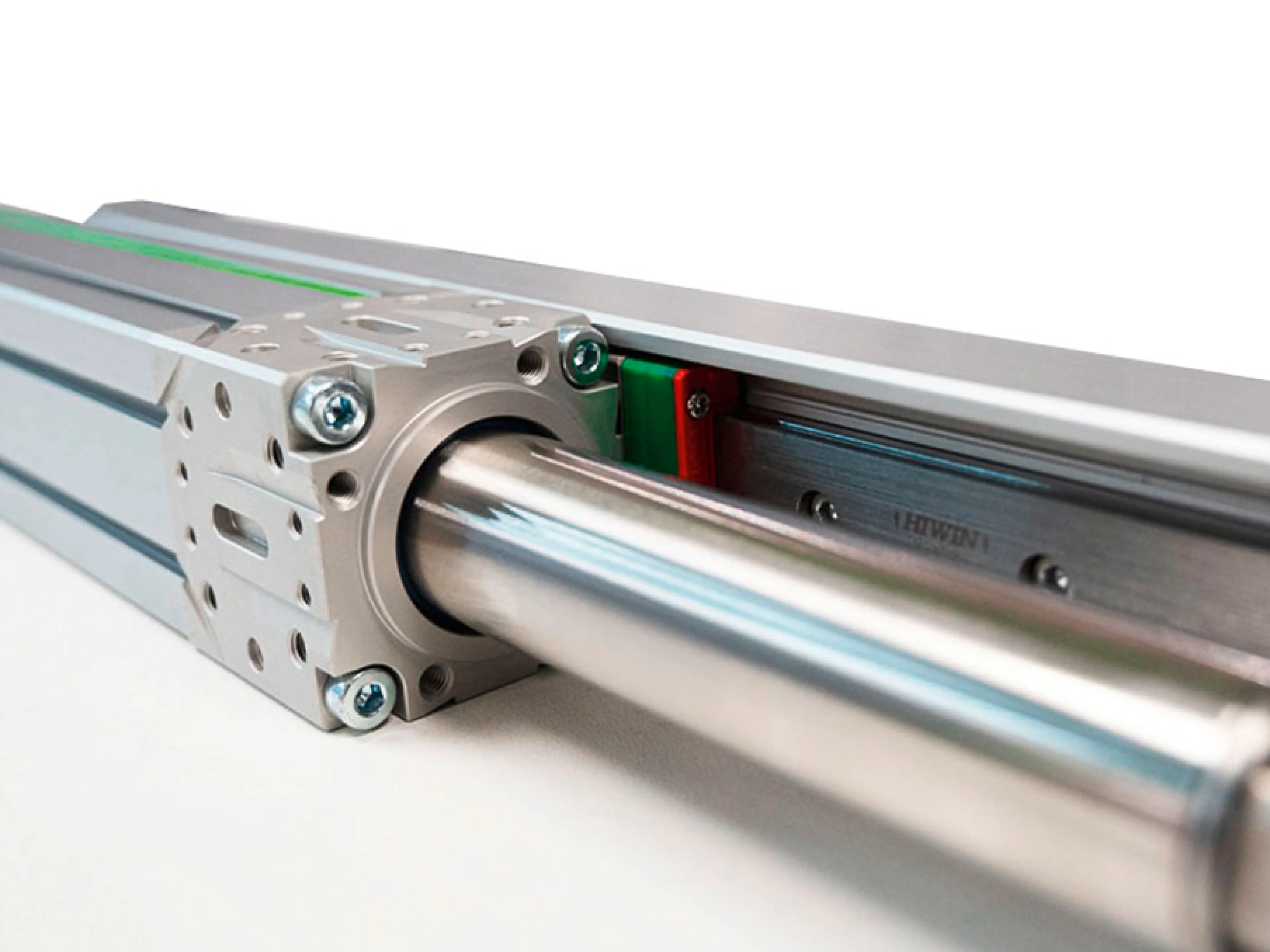 Der neue Elektrozylinder mit hoher Kraftdichte, Präzision und Modularität, Bild: Hiwin Der neue Elektrozylinder von Hiwin mit hoher Kraftdichte, Präzision und Modularität
