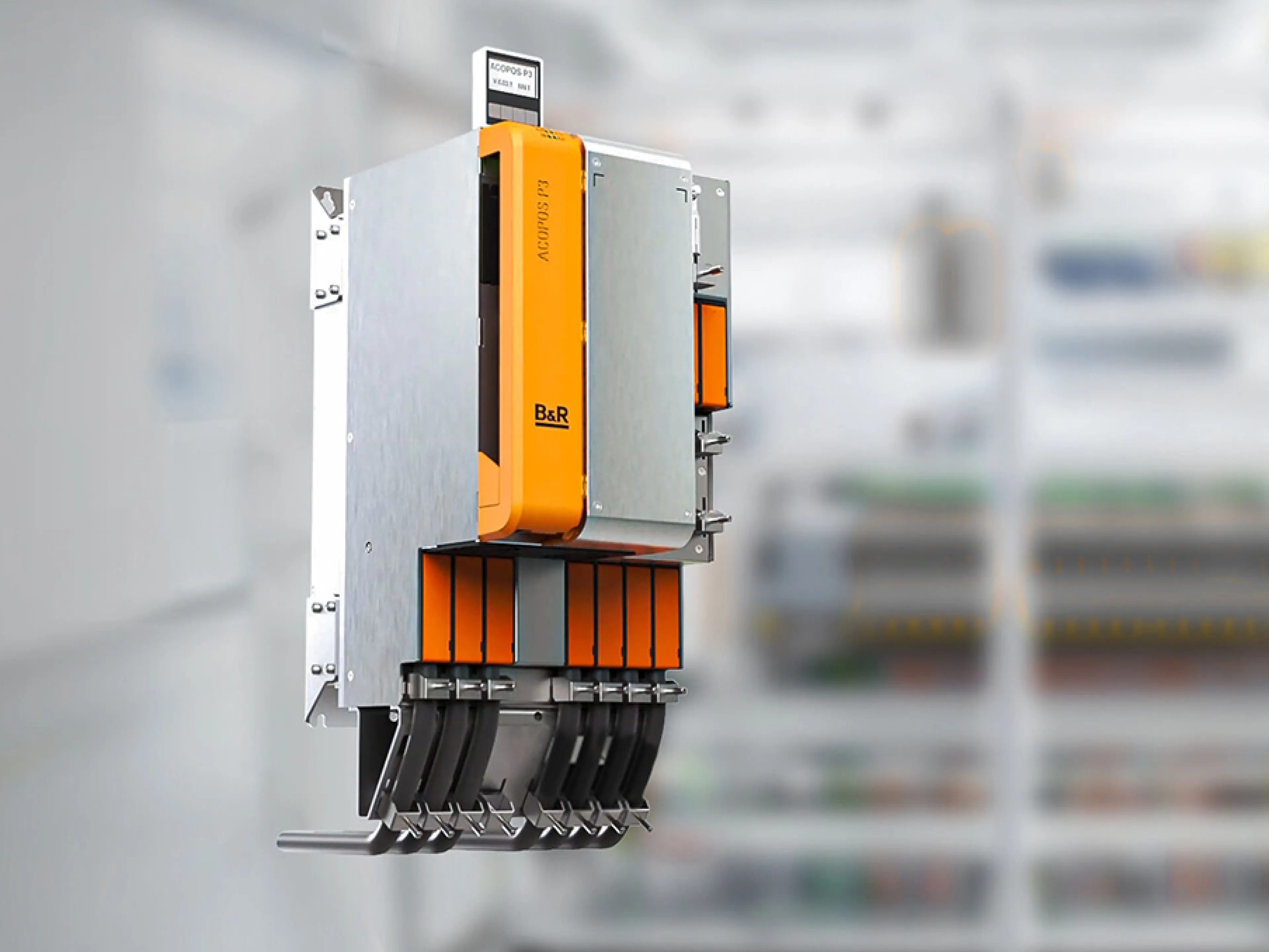 Der optimierte Servoantrieb bietet eine Zykluszeit von 50 Mikrosekunden für alle Positions- und Ge-schwindigkeitsregelkreise und verbessert so die Reaktionsfähigkeit und Produktivität, Bild: B&R Der optimierte Servoantrieb „ACOPOS P3“ bietet eine Zykluszeit von 50 Mikrosekunden für alle Positions- und Ge-schwindigkeitsregelkreise und verbessert so die Reaktionsfähigkeit und Produktivität, Bild: B&R