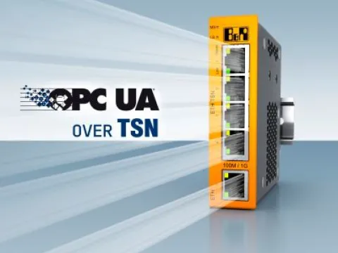 B&R erweitert sein Portfolio um einen TSN-Maschinenswitch