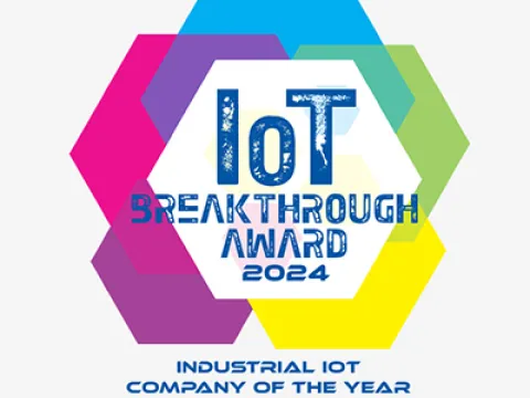 Emerson wurde zum sechsten Mal als „Industrial IoT Company of the Year“ (Unternehmen des Jahres im Bereich Industrielles IoT) geehrt