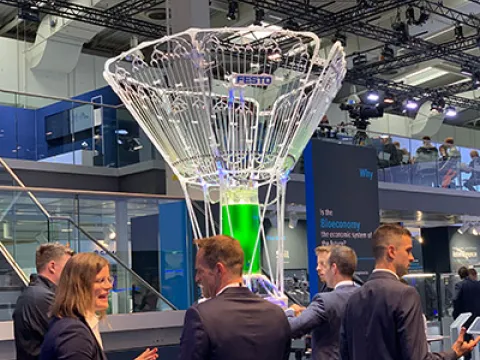 Festo Stand auf der Hannover Messe 2022