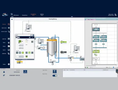 Softwareplattform Zenon: Pharma HMI Anwendung mit Unterstützung des Web Visualization Service in Zenon 14