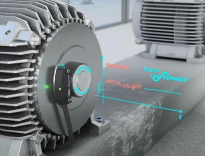 Der kompakte Baumer Encoder EB260 mit LowHarmonics Technologie kombiniert die Präzision optischer Abtastungen mit der Robustheit und Wirtschaftlichkeit magnetischer Systeme. Ein weiterer Vorteil des Performance-Encoders ist dessen flexible Konfiguration. Bild: Baumer Der kompakte Baumer Encoder EB260 mit LowHarmonics Technologie kombiniert die Präzision optischer Abtastungen mit der Robustheit und Wirtschaftlichkeit magnetischer Systeme. Ein weiterer Vorteil des Performance-Encoders ist dessen flexible Konfiguration.